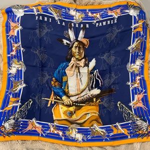 Hermes wash silk 90cm scarf
